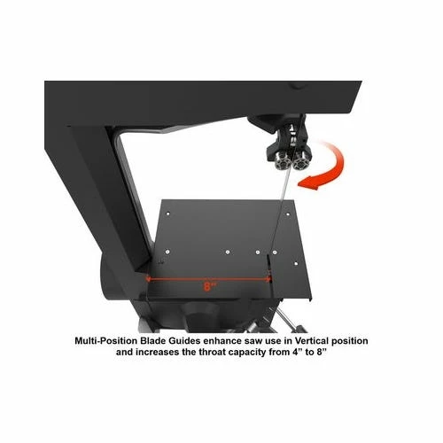 JET Tools JET Metalworking HVBS-712D 7" X 12" Deluxe Horizontal / Vertical Bandsaw 414560 4 JET Tools JET Metalworking HVBS-712D 7" X 12" Deluxe Horizontal / Vertical Bandsaw 414560 - Image 2