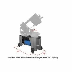 JET Tools JET Metalworking HVBS-712D 7" X 12" Deluxe Horizontal / Vertical Bandsaw 414560 8 JET Tools JET Metalworking HVBS-712D 7" X 12" Deluxe Horizontal / Vertical Bandsaw 414560 -Freud Diablo Blades Shop 15376 3 lab8gzt9vxxoeahi