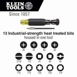 Klein Tools Klein 14-in-1 Multi-Bit Adjustable Length Screwdriver 32303 -Freud Diablo Blades Shop 32303 callout 2