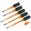 Klein Tools Klein 6-Piece Slim-Tip 1000V Insulated Screwdriver Set 33736INS -Freud Diablo Blades Shop 33736ins y1drh8qluycxb0zq