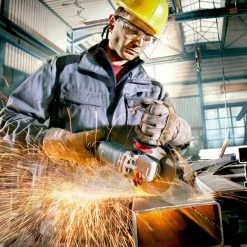 Metabo Tools Metabo WEP 19-150 Q M-BRUSH, 6" Angle Grinder - 9,600 RPM - 14.5 Amp W/ Non-Locking Paddle 613111420 -Freud Diablo Blades Shop 613111420 c