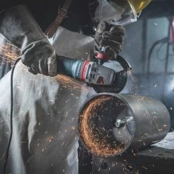 Metabo Tools Metabo WEPBA 19-125 Q DS M-BRUSH, 5" Brake Angle Grinder - 11,000 RPM - 14.5 Amp W/ Brake System, Non-Locking Paddle, AutoBalancer, DropSecure 613114420 -Freud Diablo Blades Shop 613114420 c