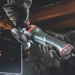 Metabo Tools Metabo WEPBA 19-125 Q DS M-BRUSH, 5" Brake Angle Grinder - 11,000 RPM - 14.5 Amp W/ Brake System, Non-Locking Paddle, AutoBalancer, DropSecure 613114420 -Freud Diablo Blades Shop 613114420 d