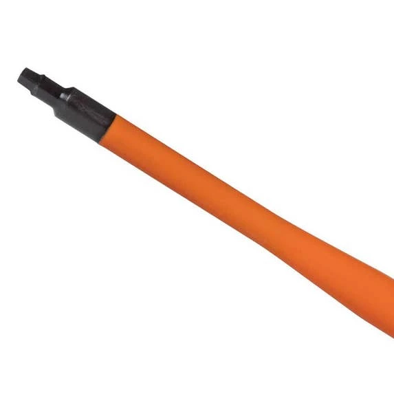 Klein Tools Klein #1 Square Slim-Tip 1000V Insulated Screwdriver W/ 6" Round Shank 6986INS 4 Klein Tools Klein #1 Square Slim-Tip 1000V Insulated Screwdriver W/ 6" Round Shank 6986INS - Image 2