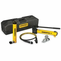 Enerpac 10 Ton Hydraulic Cylinder & Hand Pump Set W/ 10.13" Stroke SCR1010TB