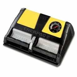 Enerpac Air Driven Hydraulic Pump W/ 61 In3 Usable Oil & Integrated Pressure Gauge For Single-Acting Cylinder/Tool XA11G