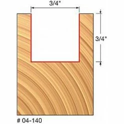 Freud Diablo Blades Freud 3/4" Double Flute Straight Bit 04-140