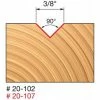 Freud Diablo Blades Freud 3/8" V Groove Router Bit 20-102 1 Freud Diablo Blades Freud 3/8" V Groove Router Bit 20-102 -Freud Diablo Blades Shop fr20 102 czntzdzmwmeroeio