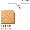 Freud Diablo Blades Freud 1/8" Rounding Over Router Bit 34-104 -Freud Diablo Blades Shop fr34 104 nrous4a5ejwelgfi