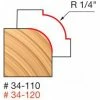 Freud Diablo Blades Freud 1/4" Rounding Over Router Bit (Quadra Cut) 34-110