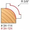Freud Diablo Blades Freud 3/8" Rounding Over Router Bit (Quadra Cut) 34-114 1 Freud Diablo Blades Freud 3/8" Rounding Over Router Bit (Quadra Cut) 34-114 -Freud Diablo Blades Shop fr34 114 fjp38bampxzavpxq