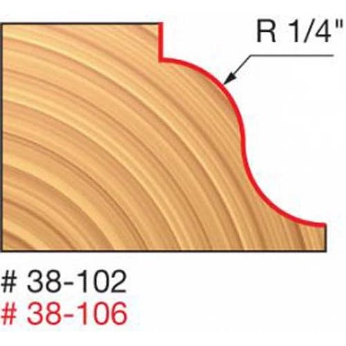 Freud Diablo Blades Freud 1-3/8" Roman Ogee Router Bit (Quadra Cut) 38-102 3 Freud Diablo Blades Freud 1-3/8" Roman Ogee Router Bit (Quadra Cut) 38-102