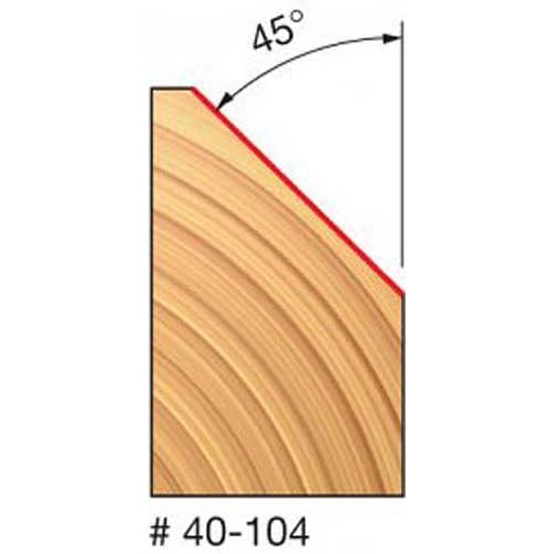 Freud Diablo Blades Freud 1-11/32" Chamfer Router Bit - 45 Deg. 40-104 3 Freud Diablo Blades Freud 1-11/32" Chamfer Router Bit - 45 Deg. 40-104