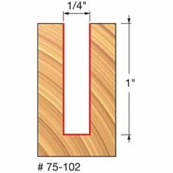 Freud Diablo Blades Freud 1/4" Up Spiral Router Bit 75-102