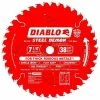 Freud Diablo Blades Freud Diablo 7-1/4" 38 Tooth Steel Demon Metal Cutting Saw Blade D0738F -Freud Diablo Blades Shop frd0738f cmy1f00wx4gqmdg3