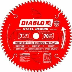 Freud Diablo Blades Freud Diablo 7-1/4" 70 Steel Demon Tooth Ferrous Metal Ultra Fine Saw Blade D0770F