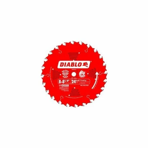 Freud Diablo Blades Freud Diablo 8-1/4" 24 Tooth Framing Saw Blade D0824X 3 Freud Diablo Blades Freud Diablo 8-1/4" 24 Tooth Framing Saw Blade D0824X