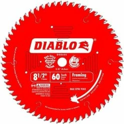 Freud Diablo Blades Freud Diablo 8-1/2" X 60 Tooth Carbide Circular Saw Blade D0860S