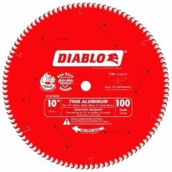 Freud Diablo Blades Freud Diablo 10" 100 Tooth Aluminum Cutting Saw Blade D10100N