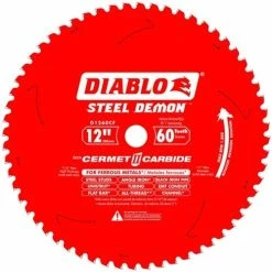 Freud Diablo Blades Freud Diablo 12" 60 Tooth Steel Demon Cermet 2 Carbide Ferrous Metal Cutting Saw Blade D1260CF