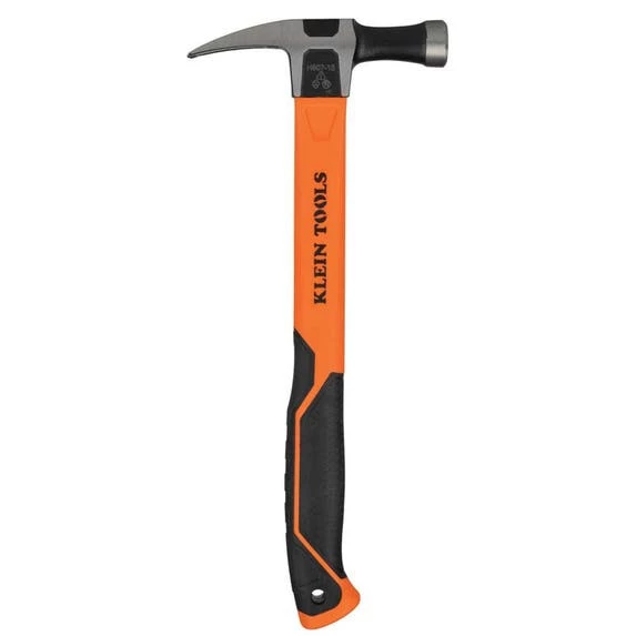 Klein Tools Klein Straight-Claw Hammer, 18-Ounce, 15-Inch H80718 3 Klein Tools Klein Straight-Claw Hammer, 18-Ounce, 15-Inch H80718 - Image 2