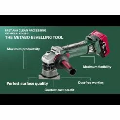 Metabo Tools Metabo Cordless 18V 1/8" Chamfer/Radius Tool 5.5Ah Kit 601754750