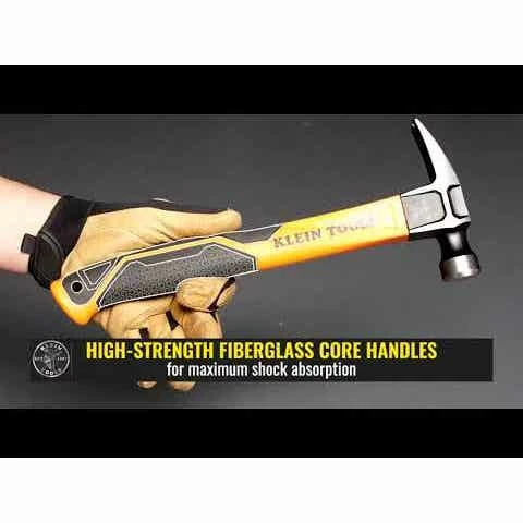 Klein Tools Klein Straight-Claw Hammer, 18-Ounce, 15-Inch H80718 10 Klein Tools Klein Straight-Claw Hammer, 18-Ounce, 15-Inch H80718 - Image 9