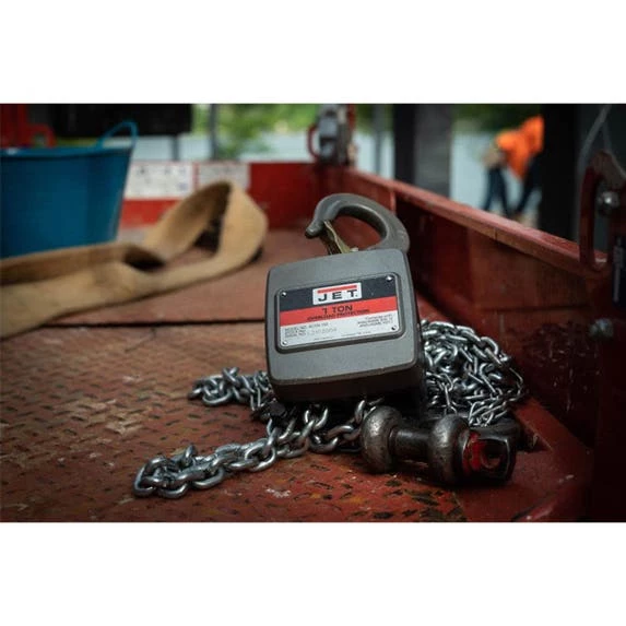 JET Tools Jet AL100-100-15 1 Ton Aluminum Hand Chain Hoist With 15ft Of Lift 133115 6 JET Tools Jet AL100-100-15 1 Ton Aluminum Hand Chain Hoist With 15ft Of Lift 133115 - Image 4