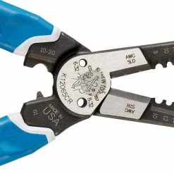 Klein Tools Klein Kurve Heavy-Duty Wire Stripper / Cutter / Crimper Multi Tool, 8-20 AWG K12065CR -Freud Diablo Blades Shop k12065cr alt4