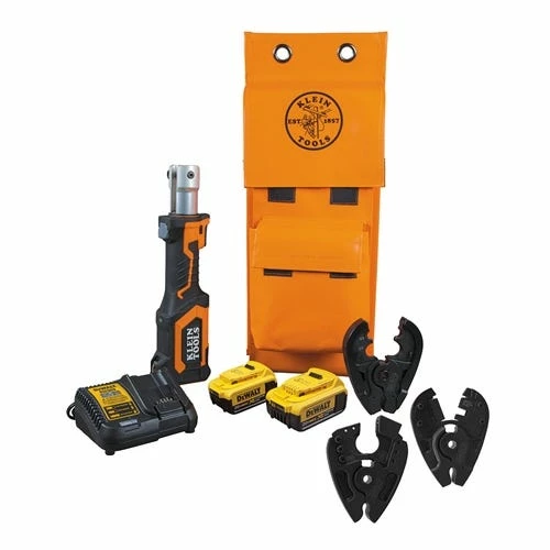 Klein Tools Klein Battery Operated Cordless Cable Cutter/Crimper W/ BG Die/D3 Groove Jaw & /ACSR/EHS Jaw BAT207T4H 3 Klein Tools Klein Battery Operated Cordless Cable Cutter/Crimper W/ BG Die/D3 Groove Jaw & /ACSR/EHS Jaw BAT207T4H