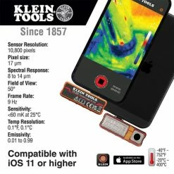 Klein Tools Klein Thermal Imager For IOS Devices TI222 -Freud Diablo Blades Shop kln ti222 2